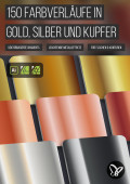 Farbverlauf Gold, Silber & Kupfer: 150 Gradients für Illustrator, Affinity Designer & Affinity Photo