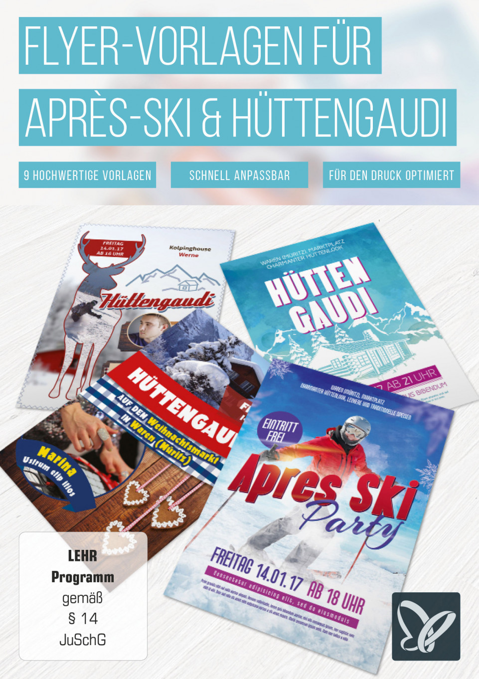 Flyer Vorlagen Fur Apres Ski Party Und Huttengaudi