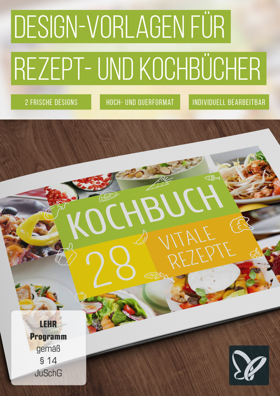 Kochbuch Und Rezeptbuch Vorlage Designs Layouts Fur Indesign