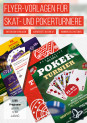 Vorlagen für Skat- und Pokerturnierflyer