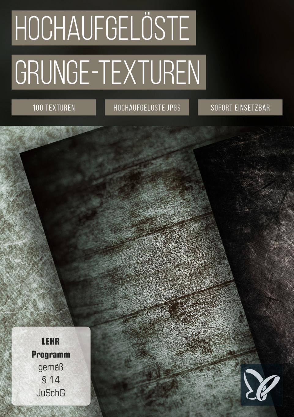 Grunge-Texturen für Backgrounds, Wallpaper & Overlays