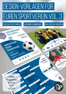 Design-Vorlagen für euren Sportverein – Komplettausstattung Vol. 3