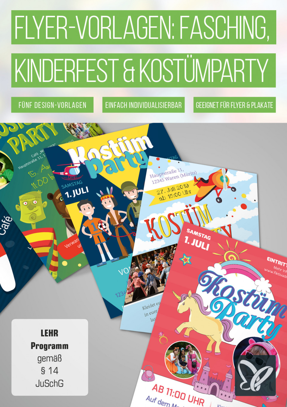 Flyer Vorlagen Fur Kinderfest Fasching Und Kostumparty Tutkit Com