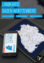 Landkarte Baden-Württemberg mit Landkreisen