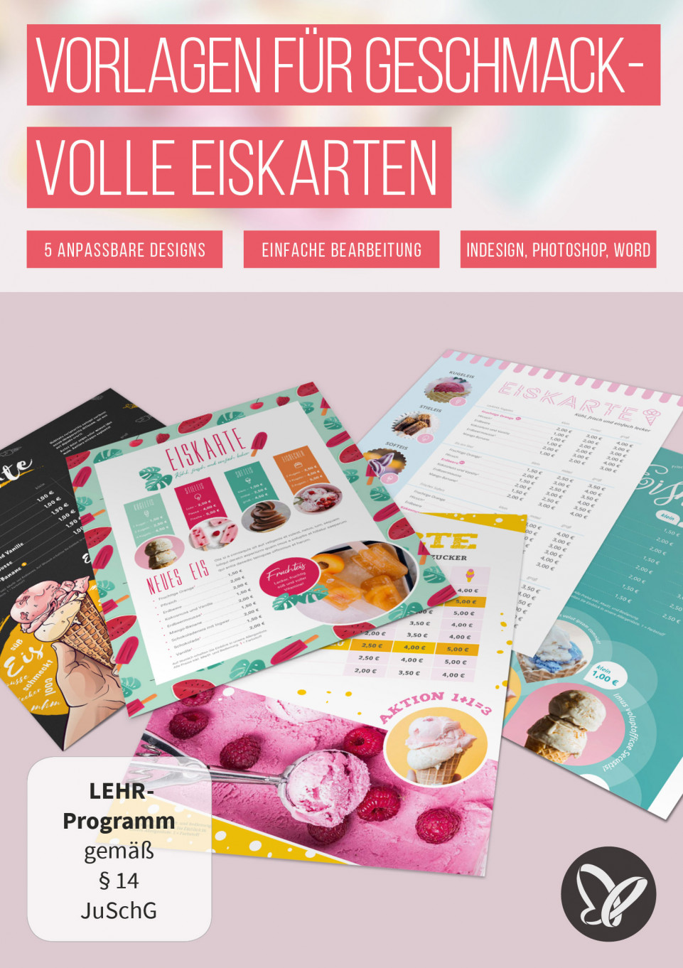 Eiskarten Erstellen Vorlagen Fur Indesign Photoshop Und Word Tutkit Com