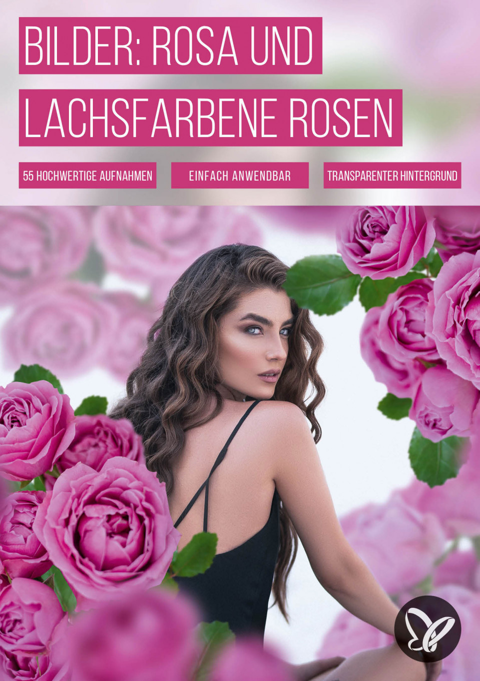 Rosa und lachsfarbene Rosen: 55 Bilder für deine Fotos