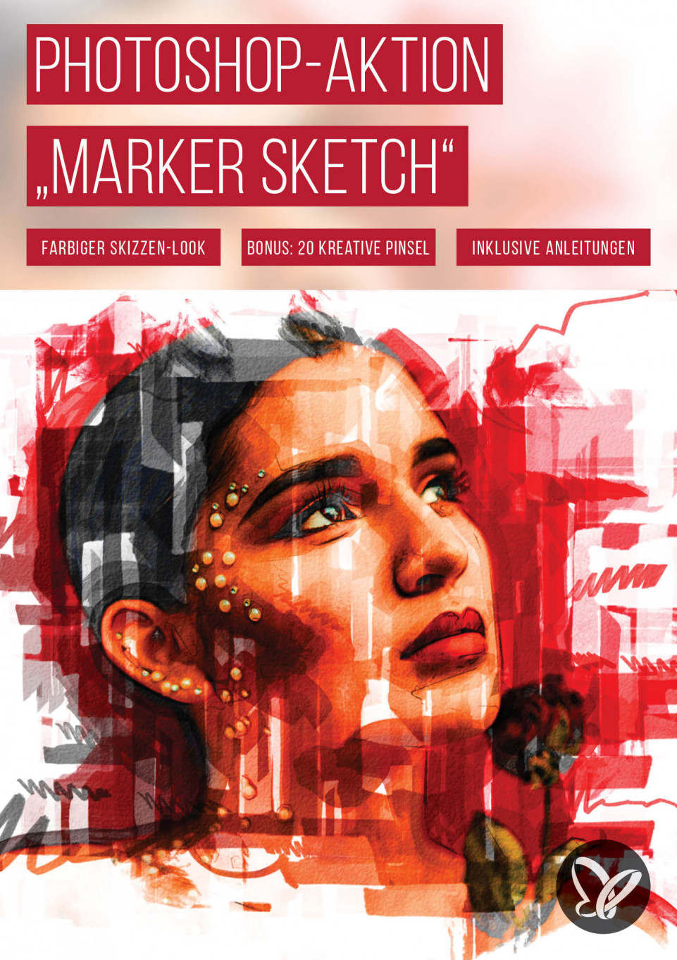 Photoshop-Aktion „Marker Sketch“: deine Fotos als moderne und farbenfrohe Zeichnungen
