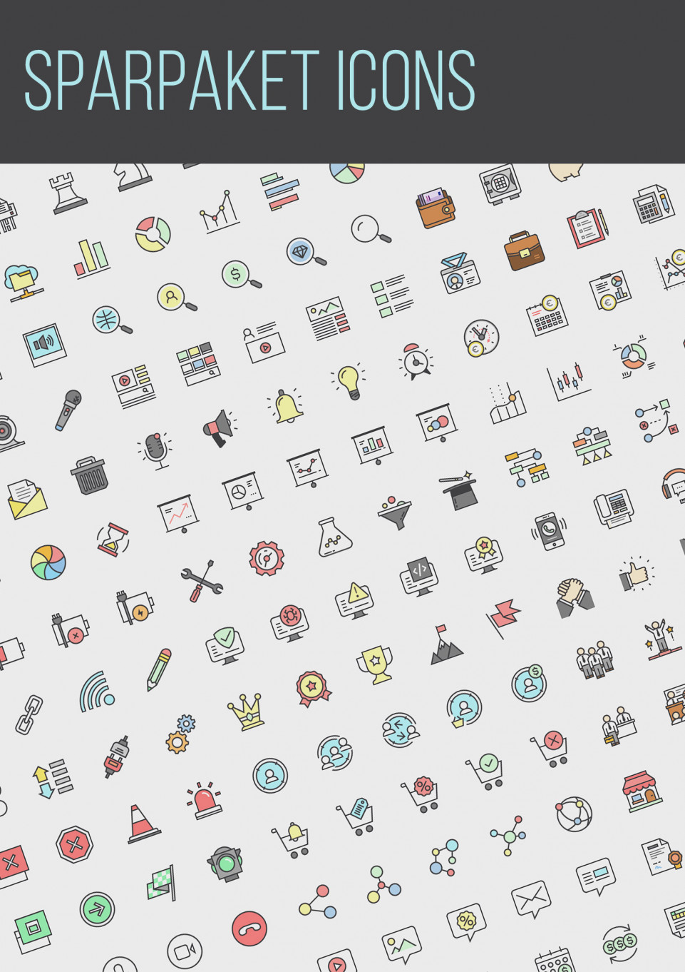 Das große Icon-Set: über 300 Grafiken zum Download (Sparpaket)