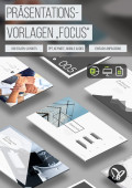 Vorlagen zur Unternehmenspräsentation: Design „Focus“ für PowerPoint, Keynote und Google Slides
