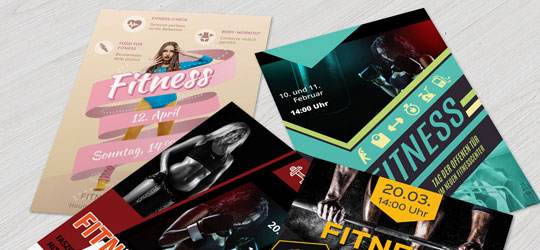 Flyer-Vorlagen für Fitnessstudios und Fitness-Events Flyer-Vorlagen für Fitnessstudios und Fitness-Events