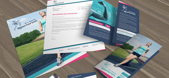 Corporate Design: Briefpapier, Visitenkarten, Flyer Corporate Design: Briefpapier, Visitenkarten, Flyer