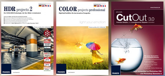 HDR projects, COLOR projects und CutOut von Franzis für TutKit-Mitglieder HDR projects, COLOR projects und CutOut von Franzis für TutKit-Mitglieder