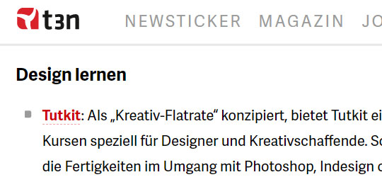 TutKit.com in der Presse TutKit.com in der Presse