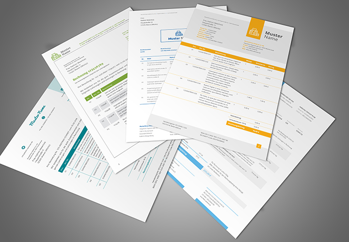 Rechnungsvorlagen Lieferscheine Und Angebote Fur Word Co