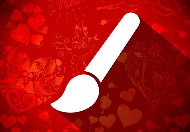 Photoshop Pinsel Set Liebesherzen Valentinstag Romantik Brush