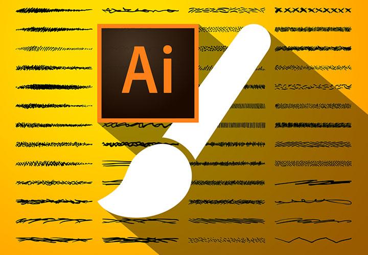 100 Adobe Illustrator-Pinsel für skizzenartige Strichzeichnungen in Vektorqualität