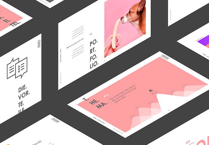Wunderschöne Folien-Vorlagen für PowerPoint, Keynote & Google Slides: „Style“-Design