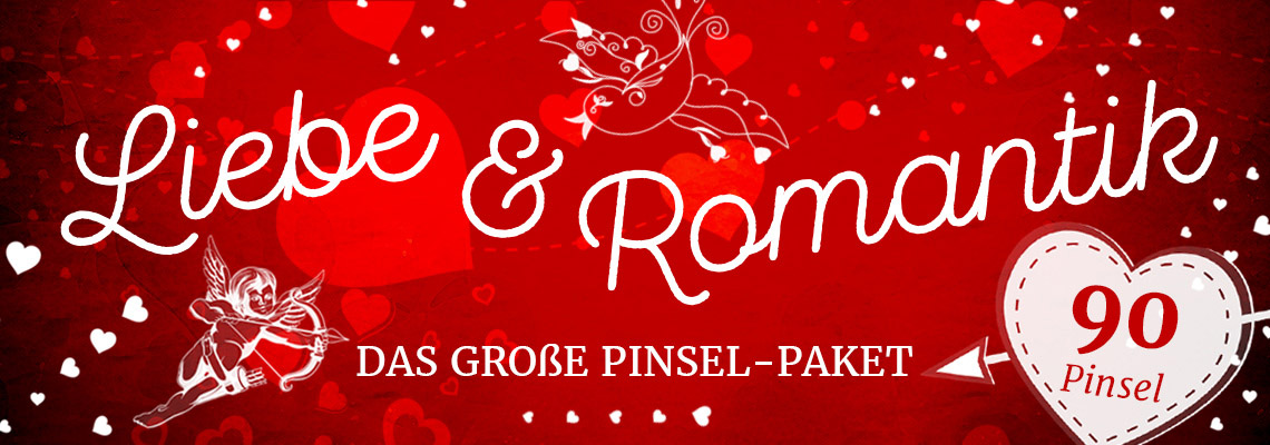 Das große Pinsel-Paket – Liebe und Romantik