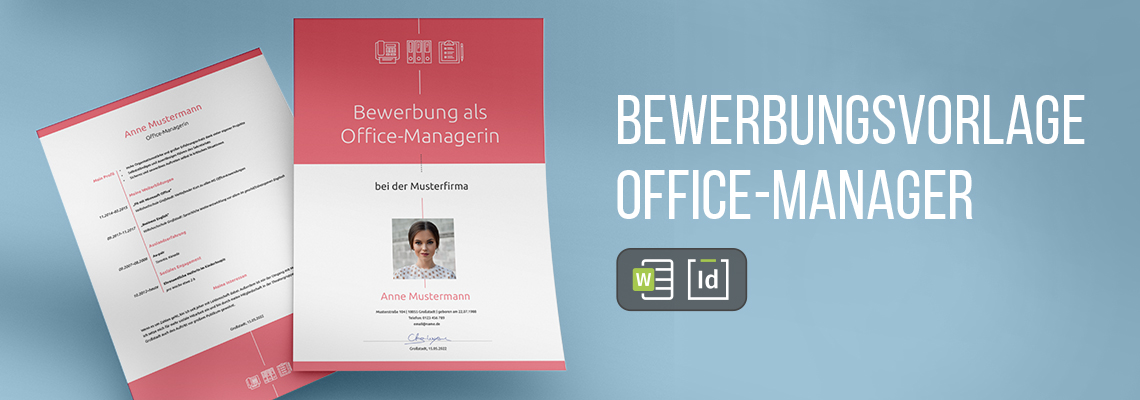 Bewerbungsvorlage Office-Manager
