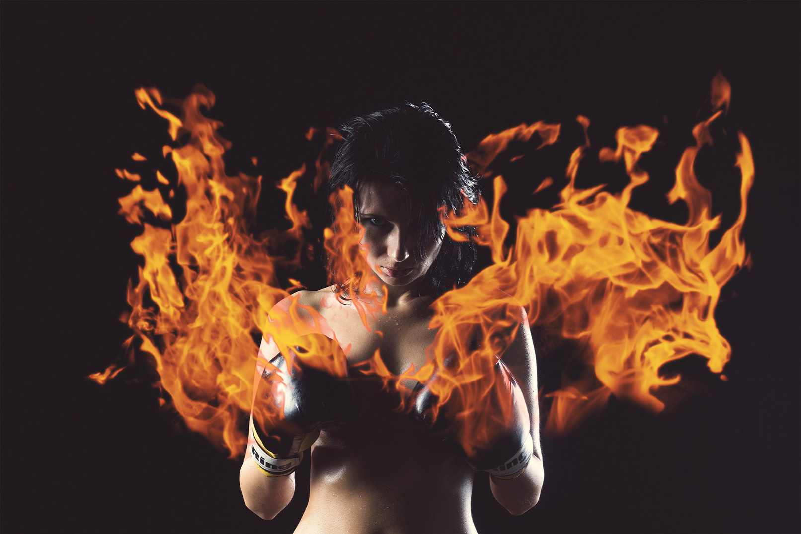 Nachher-Bild von Photoshop-Pinsel: Feuer und Flammen 