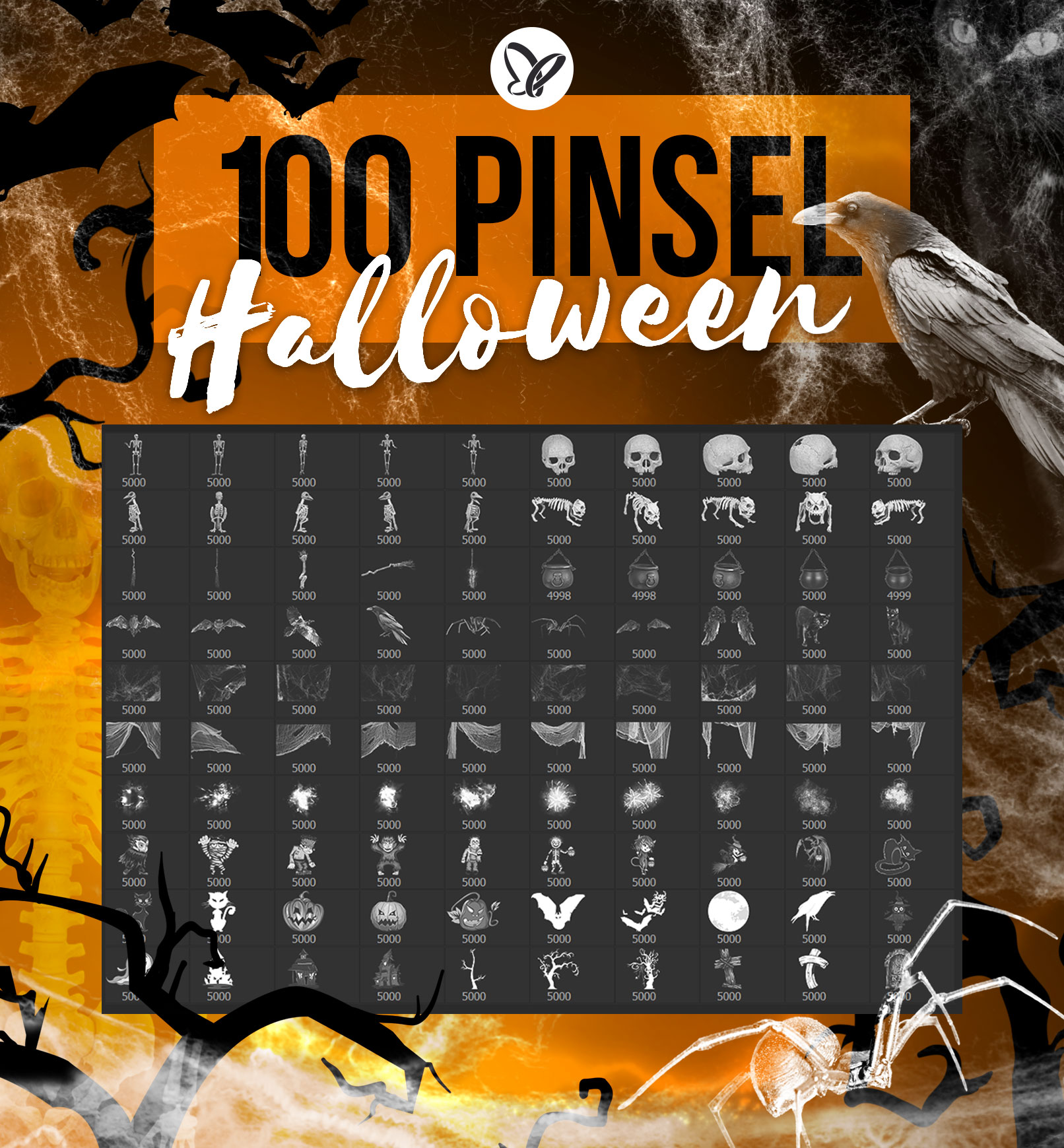 100 Photoshop-Pinsel 