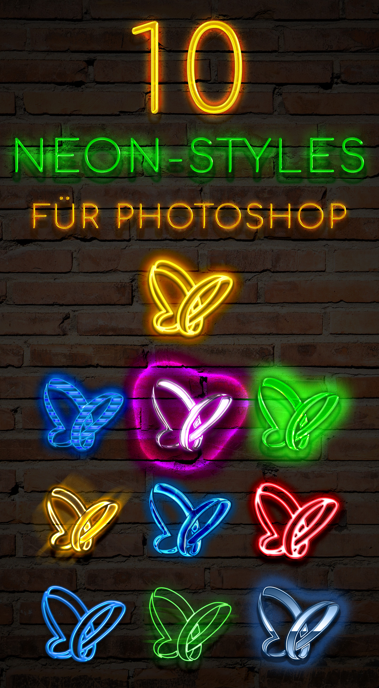 Neon-Styles für Photoshop