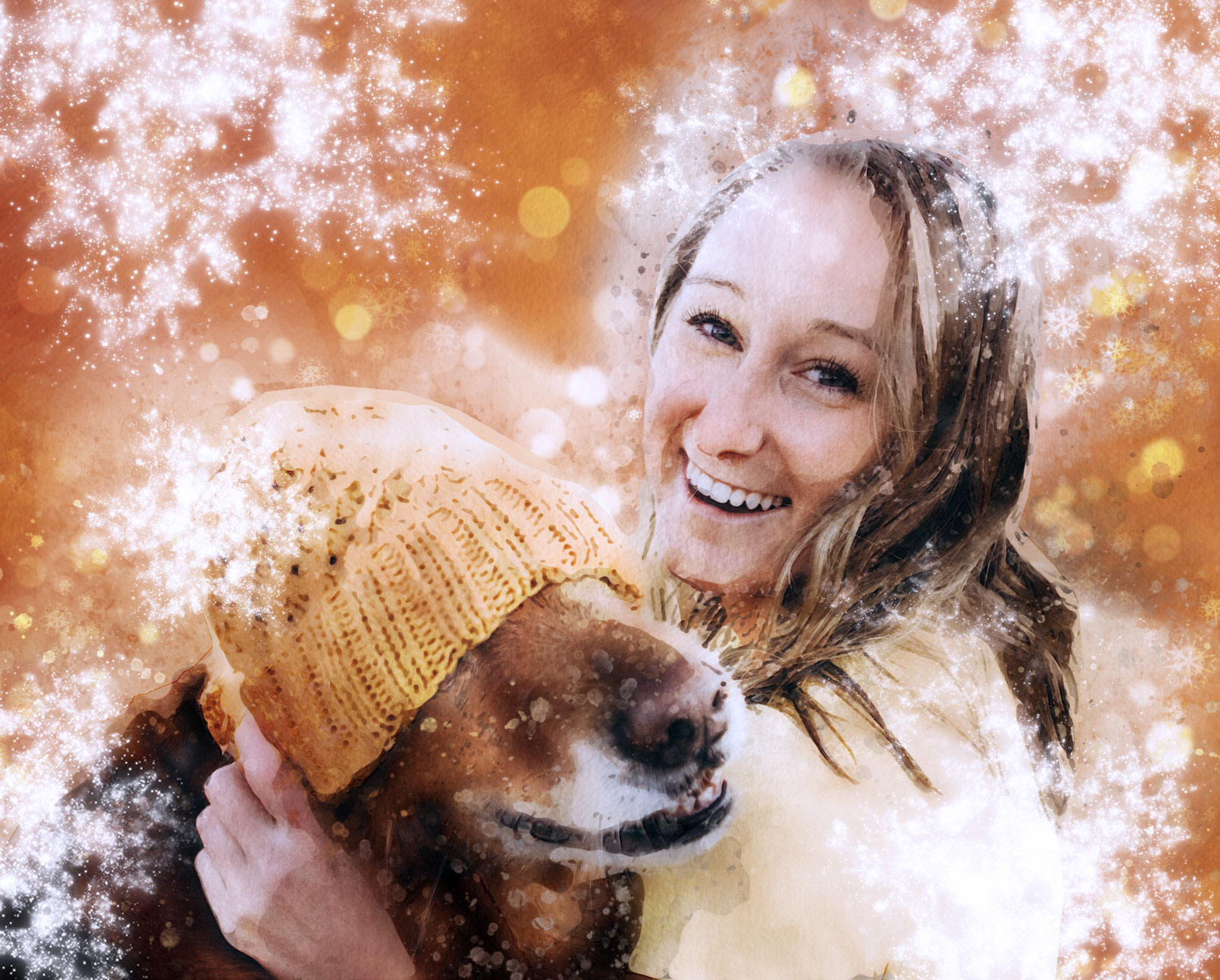 Nachher-Bild von Photoshop-Aktion „Weihnachten – Winteraquarell“: ein Kristallfunkeln fr deine Fotos