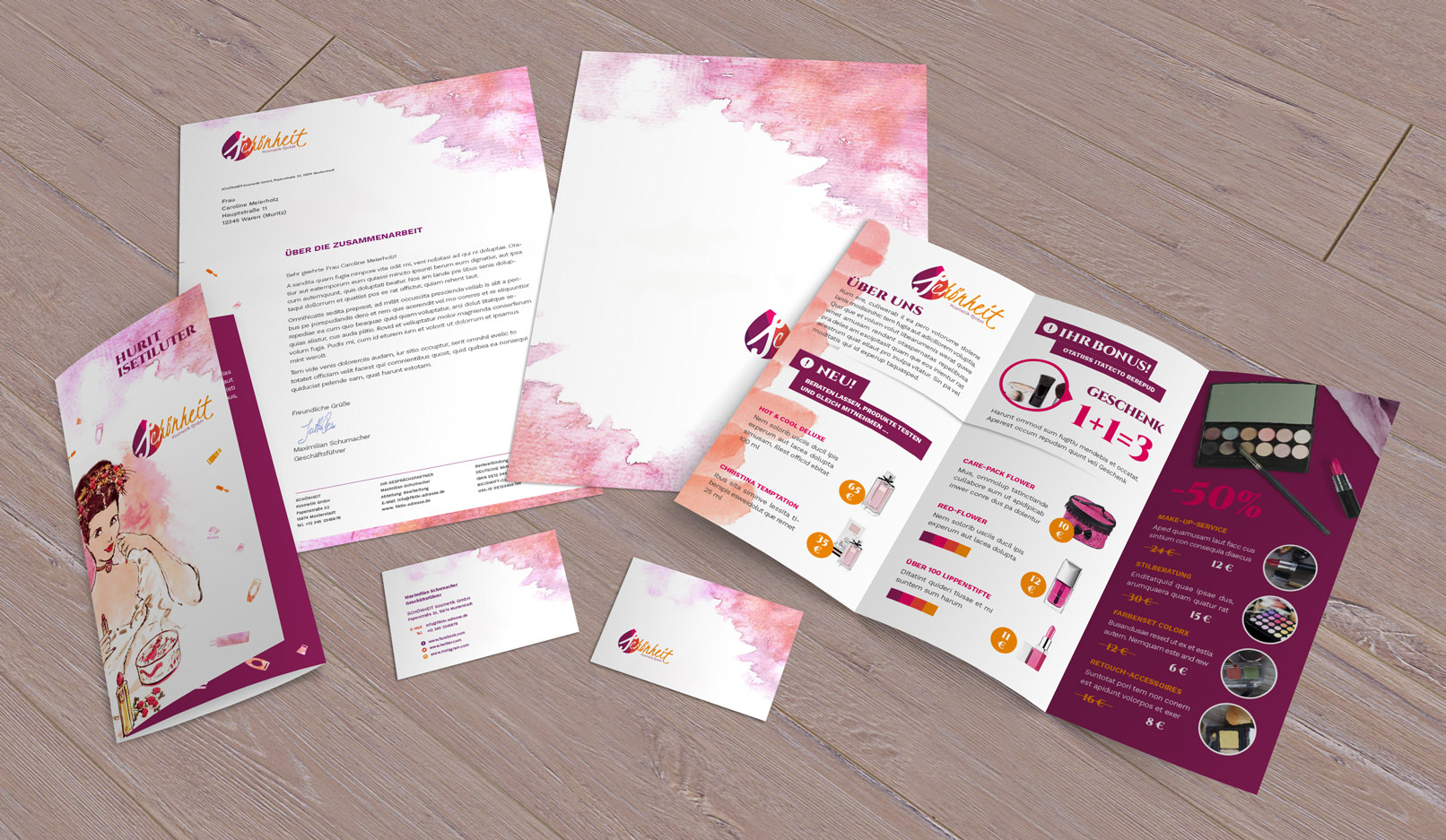 Briefpapier Visitenkarten Und Co Corporate Designs Zu Download