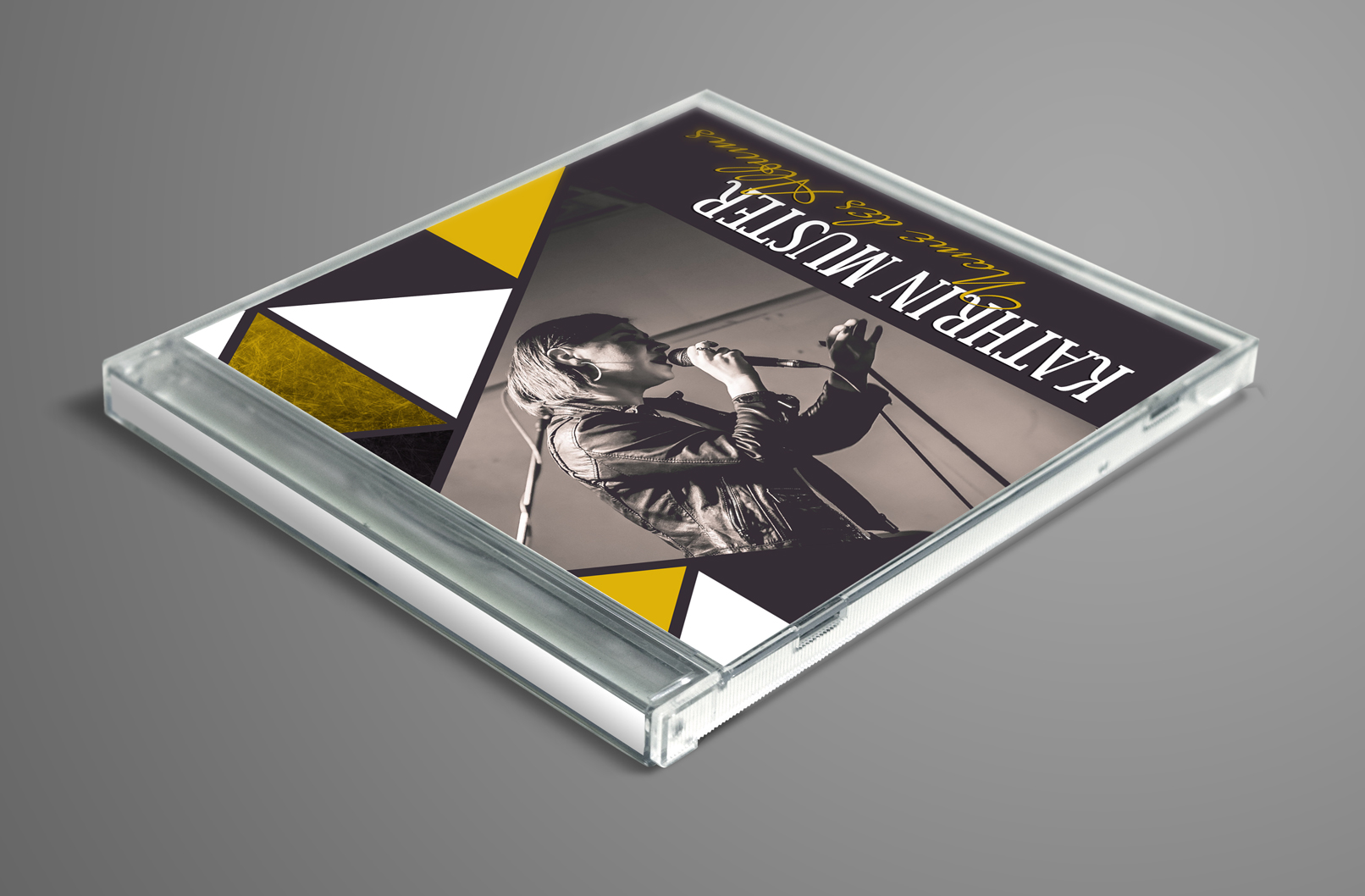 Design-Vorlage für ein CD Cover